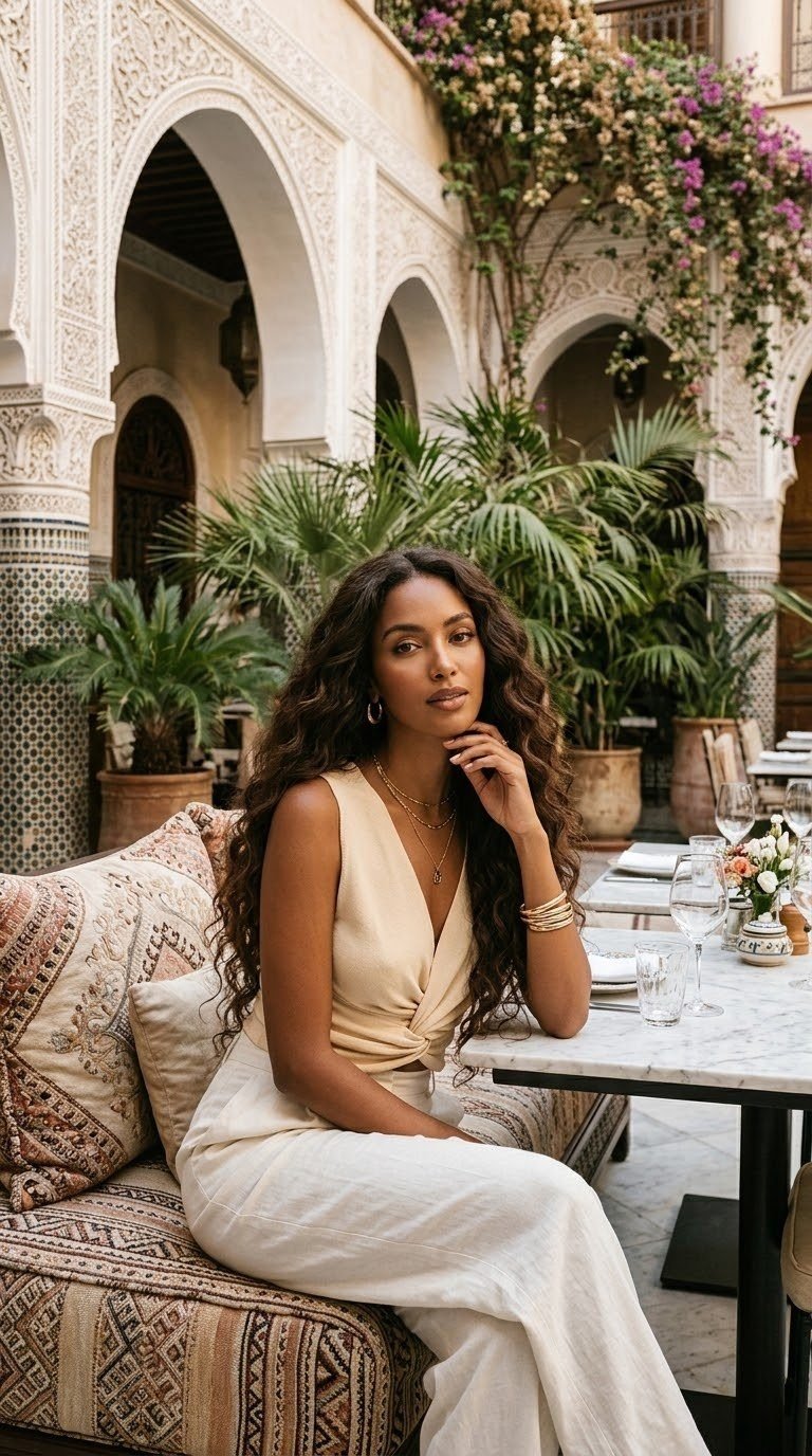 Top drapé Riad — PARISIANA