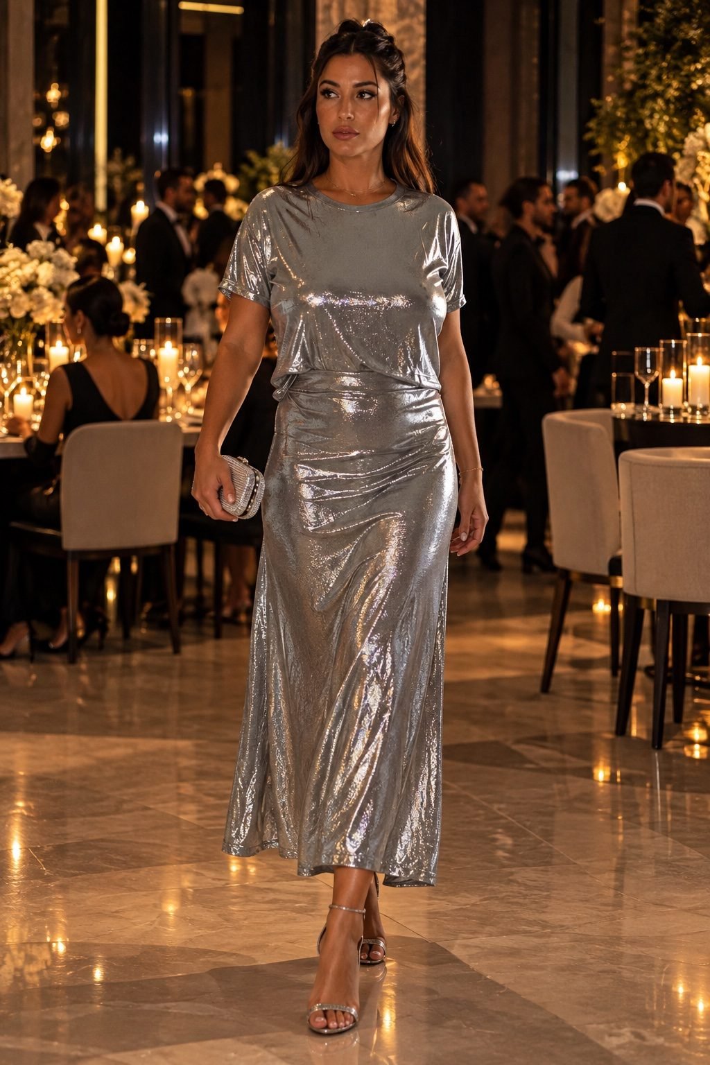 Ensemble Éclat – Argent métallisé — PARISIANA