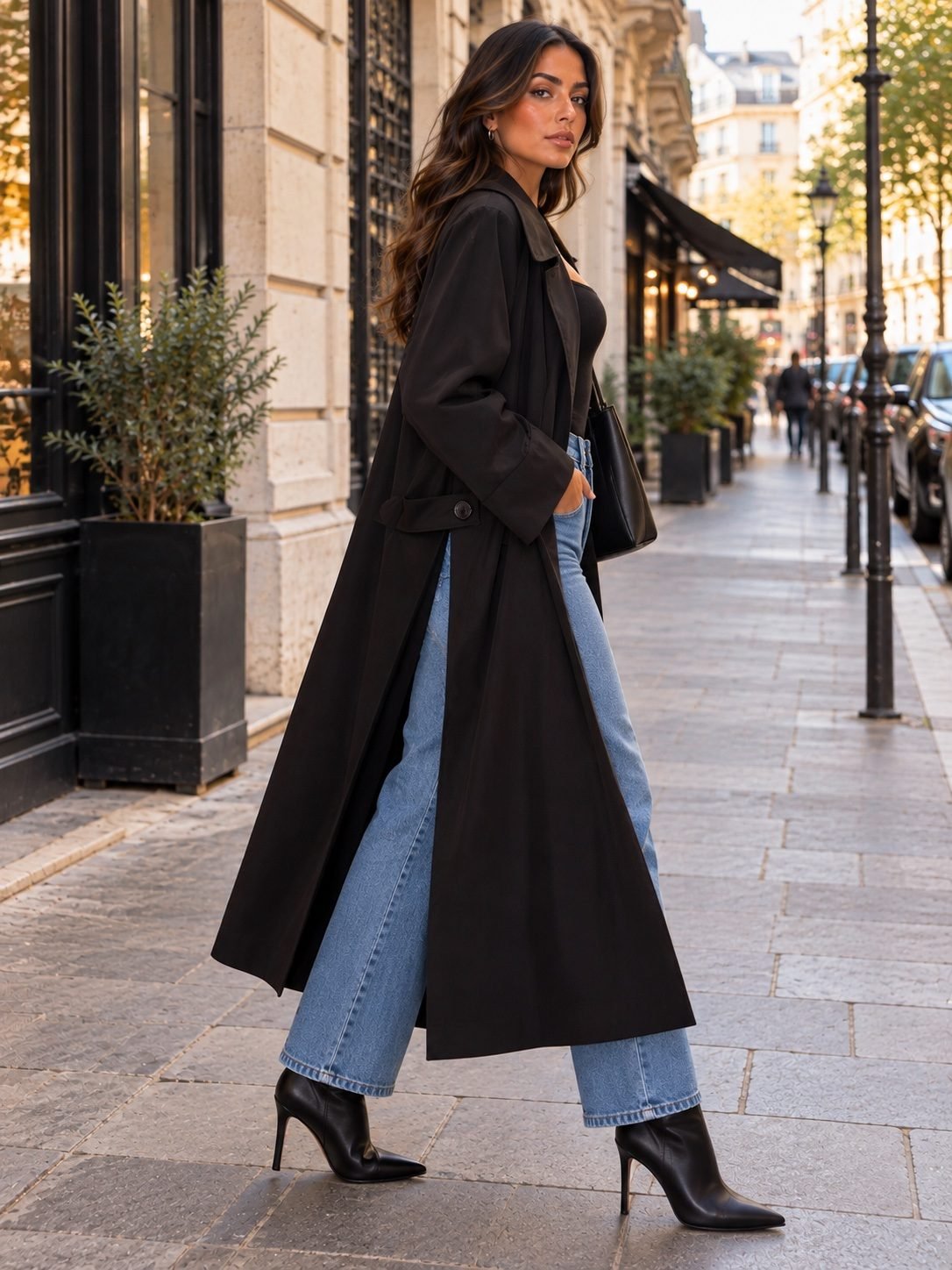 Trench oversize Élégance — PARISIANA